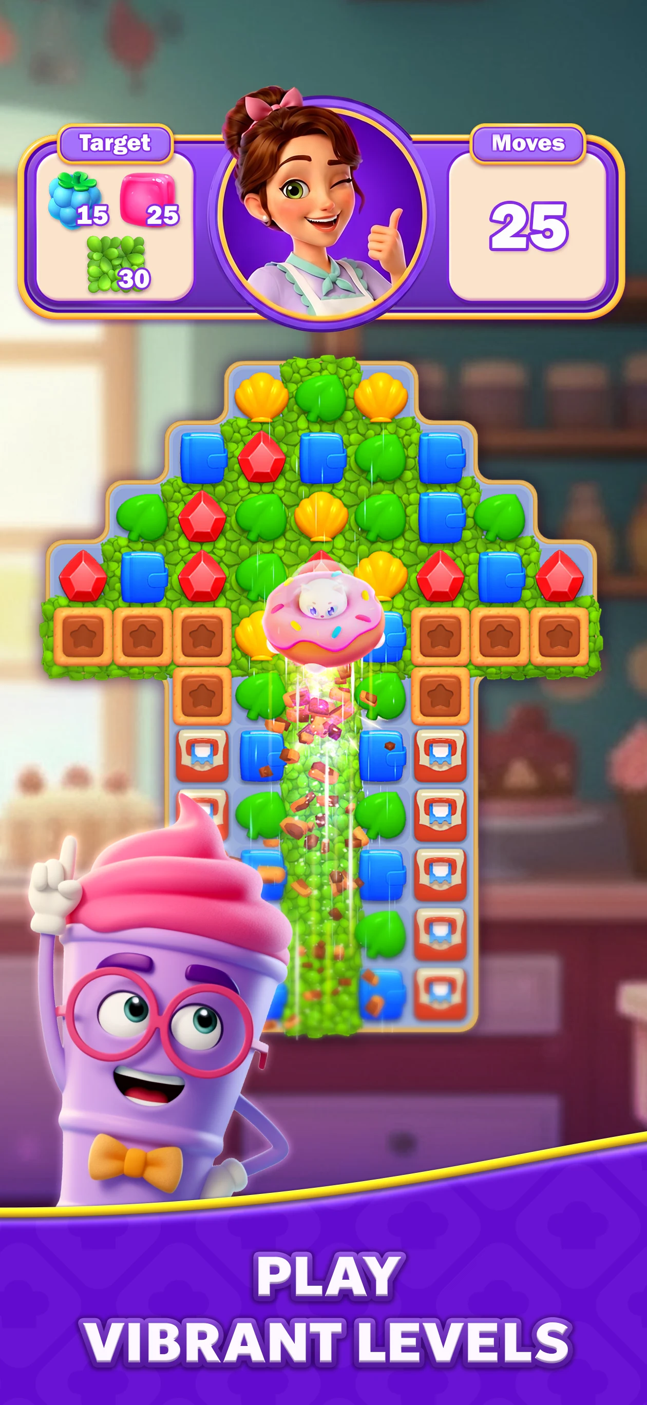 Jolly Match 3 - Puzzle Game screenshot