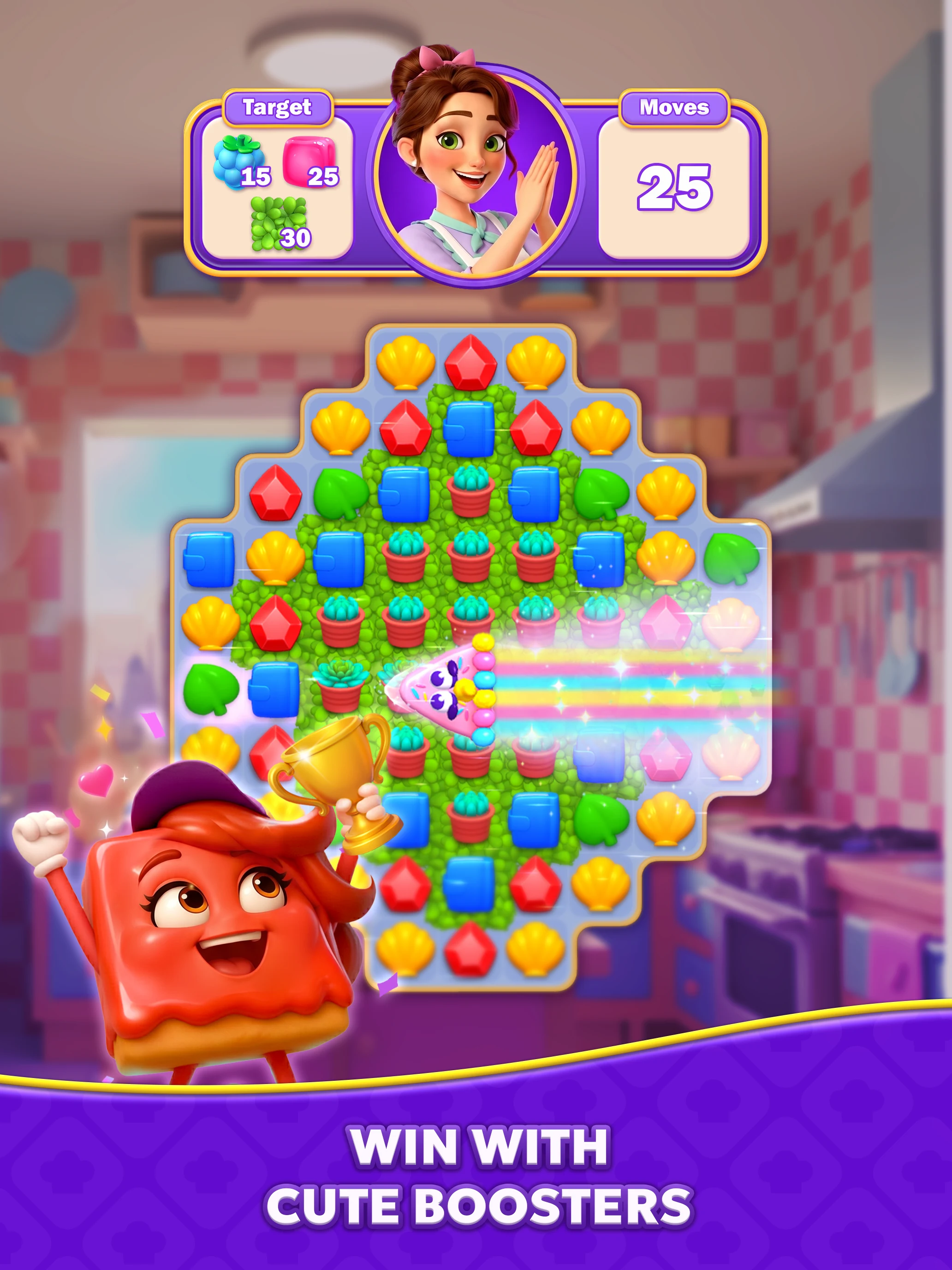 Jolly Match 3 - Puzzle Game screenshot