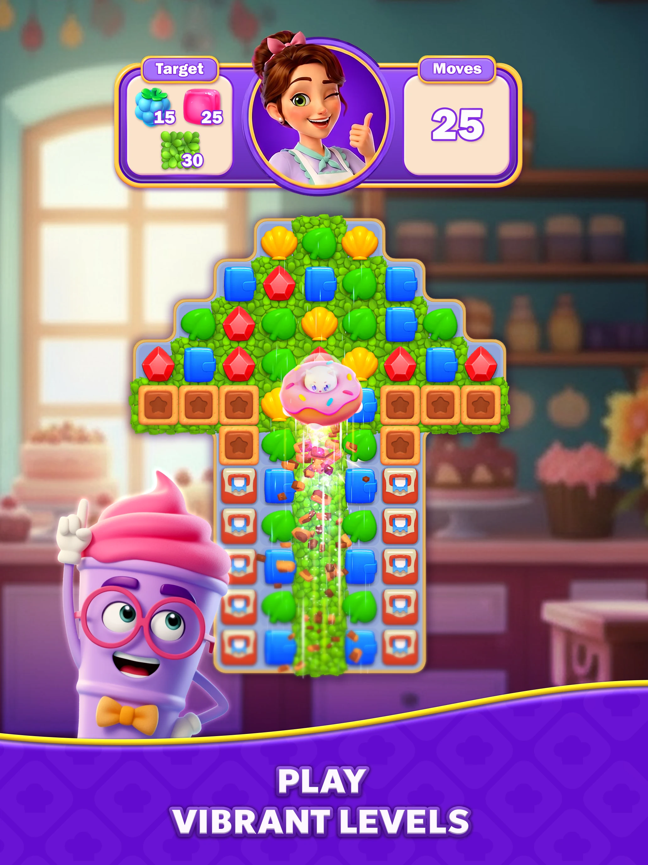 Jolly Match 3 - Puzzle Game screenshot